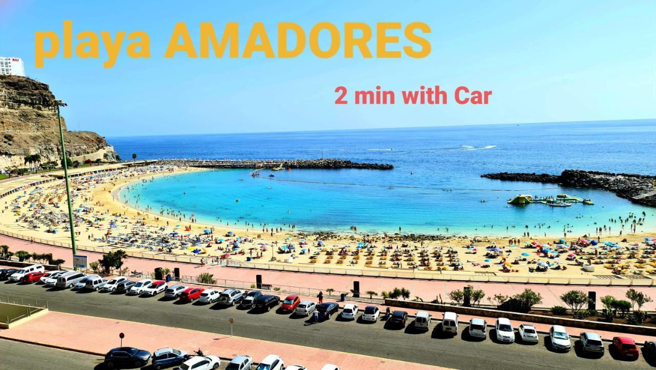 Deluxe 3 Rooms74M2,2Air Condit 2Tv Seaview On Amadores,2 Heatpools, Parking, 600 Mb,Dishwasher,2Lift,,3 Beaches ปลายาเดลกูรา ภายนอก รูปภาพ